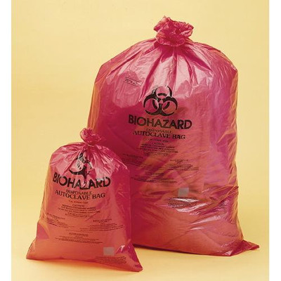 Bag, Wr, Biohazard Disposal, 19 X 23, PP 
 {2133-F131641923 PK}