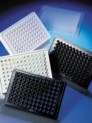 96 Well Microplate, Black, Clear Flat Bo 
 {2303-3904BC CA}