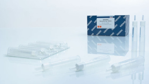 For isolation of up to 100 µg high-molecular-weight DNA