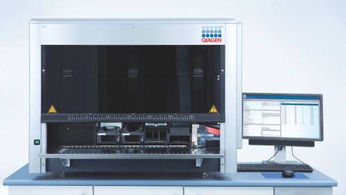 Instrument with 1-year warranty on parts. For use with QIAGEN