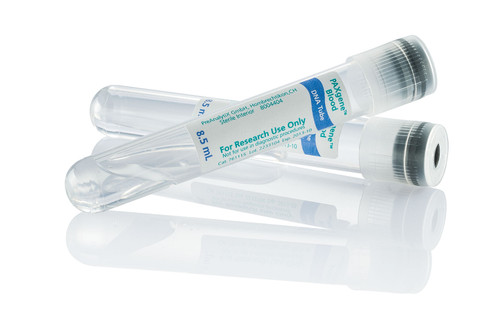 PAXgene Blood DNA Tubes. For blood collection prior to genomic