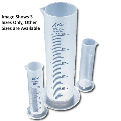 Graduated cylinder, 100mL, PP,squat form 
 {2503-CPS0100P1}