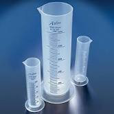 Graduated cylinder,1000mL,PP, squat form 
 {2503-CPS1000P}