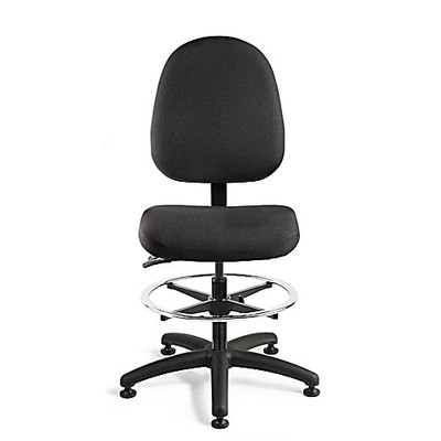 TALL CHAIR W/RBCS-BLK FAB