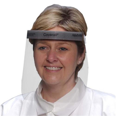 Full Face Shield w/ Velcro Adjustable Ba 
 {2067-2802 CA}