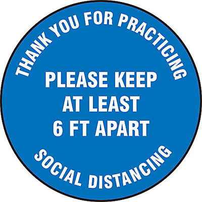 Flr Sgn,12in,THK U PRC SOC DIS,org 
 {2016-MFS428}