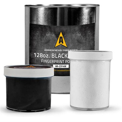 Latent Fingerprint Powder, Black, 2 oz 
 {2107-A2310W}