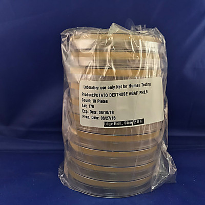 Potato Dextrose Agar Plate 10/pk