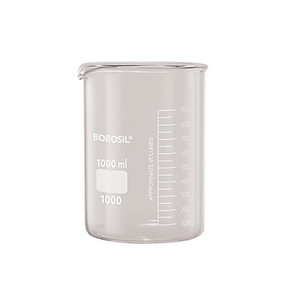 Borosilr Low-Form Griffin Beakers with P {2458-1000D23 CS}