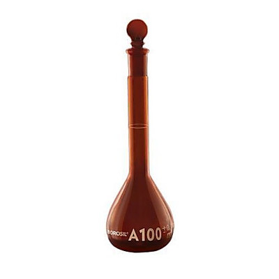 Borosil Amb. Volumetric Flask 10 ml