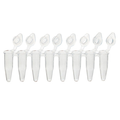 DiamondLink PCR 8-strip tubes, 0.2mL, PP, natural