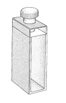 CELL, 20MM, STOP, NIR-QUARTZ PK/2 {2886-B0631034}