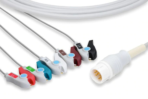 Philips Comp Direct-Connect ECG Cable 
 {3385-M1986A}