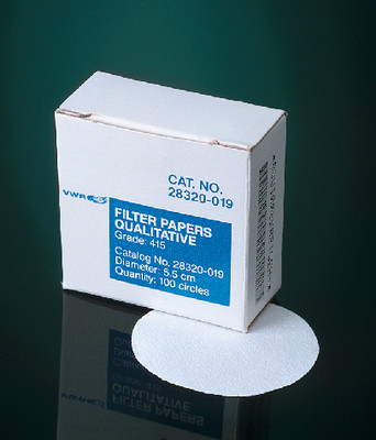 VWR FILTER PAPER 5.5CM PK100 
 {3211-28320019 PK}