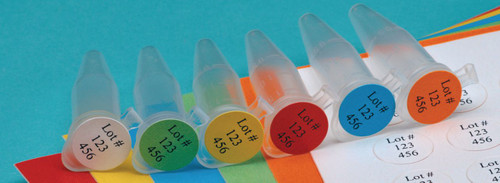 VWR LABEL CRYO 1/2 DOT ORANGE 
 {3211-10123762 CA}