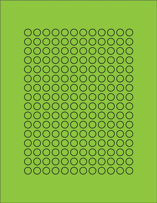 VWR LABEL CRYO 3/8 DOT GREEN  
 {3211-10123838 CA}