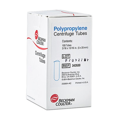 POLYALLOMER TUBES 5X20MM 100PK