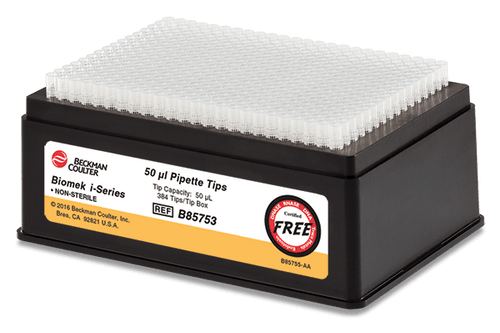 CS, Tips, 50 uL, Non-Sterile, 3840 tips