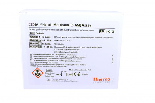 ASSAY 6-ACETYLMORPHINE CEDIA URINE 500ML 
 {3292-100186}