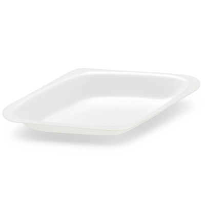 Weight Boat, Diamond Shaped, Antistatic, PS, White, 5mL 
 {2503-36145 BX}