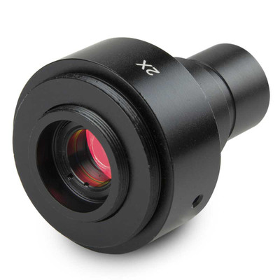 Universal SLR adapter with built-in 2x lens for standard 23.2mm tube. Needs T2 adapter 
 {2503-EAE5130}