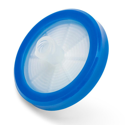 Syringe Filter, CA Membrane, 0.45um Porosity, 30mm Diameter, PP Housing, STERILE, Individually Wrapped