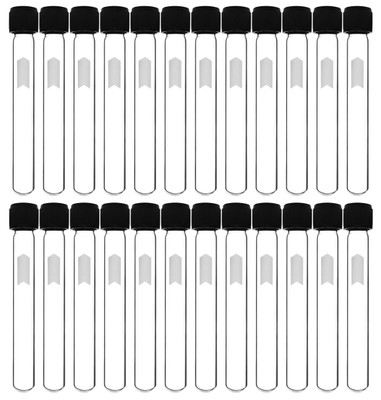 24PK Glass Test Tubes, 5ml - Bakelite Screw Cap with Rubber Liner {2394-CH0724A01PK24 PK}
