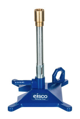 Bunsen Burner, Natural Gas - Flame Stabilizer, Air Flow Adjustable  {2394-CH0992NG}