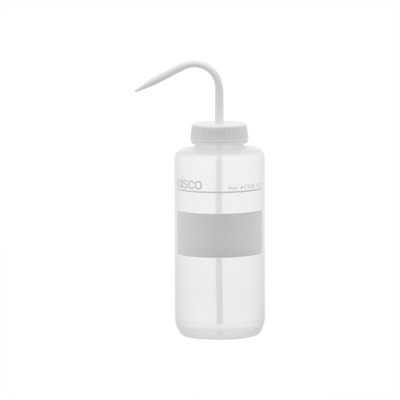 LDPE Chemical Wash Bottle, No Label, 1000ml - Wide Mouth {2394-CHWB1003}