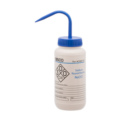 Wash Bottle for Bleach, 500ml (2 Color)- Wide Mouth {2394-CHWB1047}
