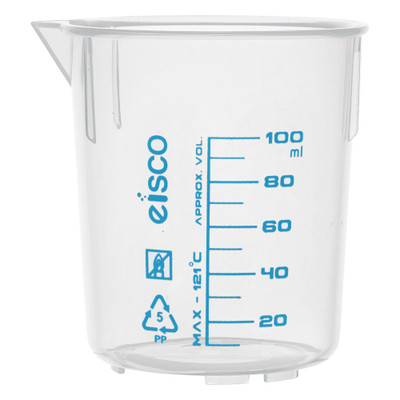 Premium 100mL PP Beaker -Graduated  {2394-ECH0139B}
