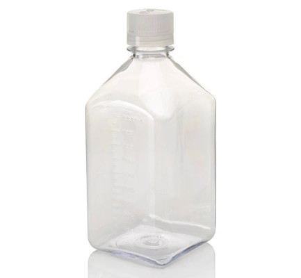BOTTLE SQUARE PC 1000ML 4/PK 
 {3136-20151000 PK}