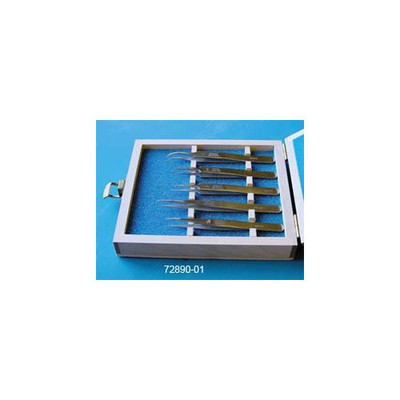 Set 1: Dumont Fine Tip Tweezers, Set of 5