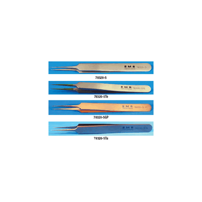 EMS #5 Tweezer, Extra fine tips, Superior finish, Length: 4¼┬╝