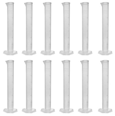 PP Graduated Cylinder, 50mL, PK12 {2394-FSC1038}
