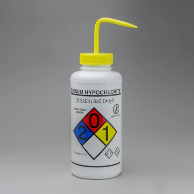 VWR WASHBOTTLE; BLEACH; GHS;VENT;1000ML