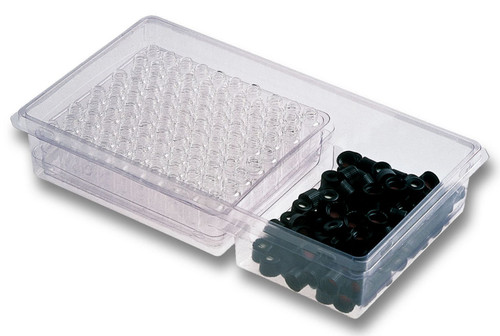 VWR CAP BL PP PTFE/SIL 9MM