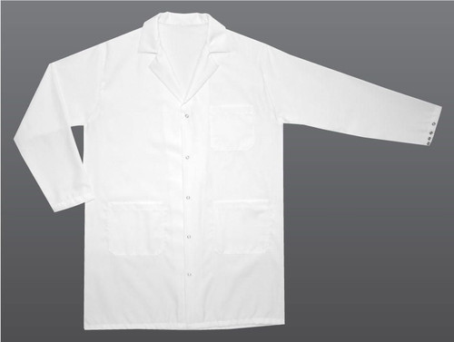 VWR LAB COAT F/MEN 65/35 WHITE 4XL/UNIV