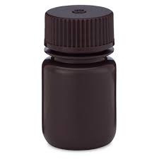 Bottle, Amber WM, Round, HDPE, 30mL