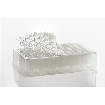 96 Round Well Sealing Cap Mat; white sil {2207-4ti0135 PK}