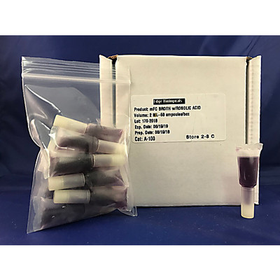 mFC Broth W/o Rosolic Acid 2ml Amp 50/pk