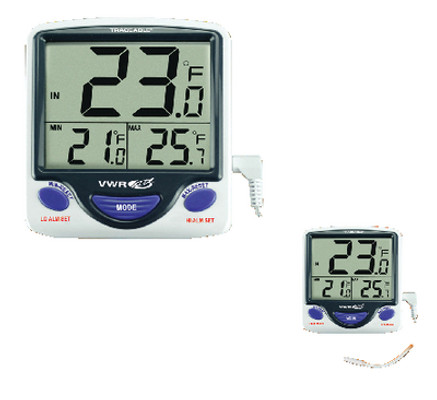 VWR® Traceable® Jumbo Refrigerator/Freezer Thermometers. 
 {3211-89094770}
