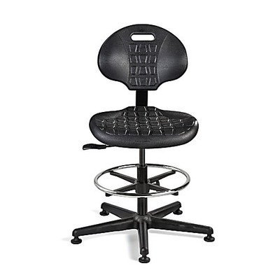 Chair Hi Dlux Pu Ea Blk