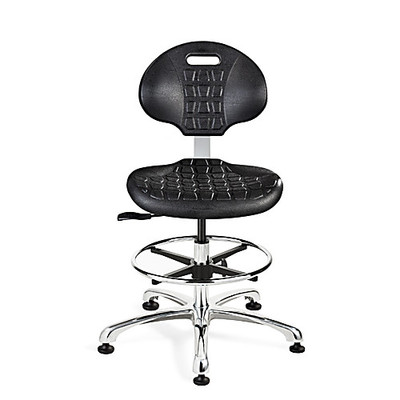 TALL CR 10 POLY CHAIR DLX ALUM BASE