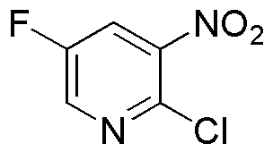 2-Chloro-5-fluoro-3-nitropyridine ; >/=  {2042-1242221G}