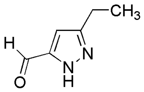 3-Ethyl-1H-pyrazole-5-carbaldehyde ; >/= {2042-1251425G}