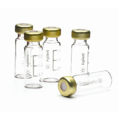 Amberr Silanized Crmp Vial, Spt, 2mL,  
 {2044-51834496 PK}