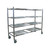 Portable Full Roller Rack, 2-Tier  
 {2802-70113}