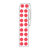 Label Roll, Cryo, Direct Thermal, 9.5mm Dots, for 1.5mL Tubes, Red