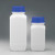 Bottle, HDPE, WM, Square, 500mL 
 {2133-F109040500 PK}